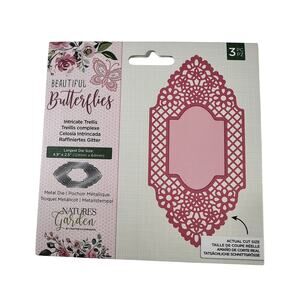 CRAFTERS COMPANION Nature’s Garden Beautiful Butterflies Intricate Trellis Die